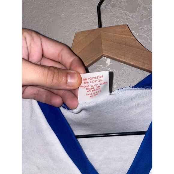 1997 Vintage Le Riche Yellowstone Mountain Graphic White Shirt 90s 1990s VTG S S - Picture 7 of 10